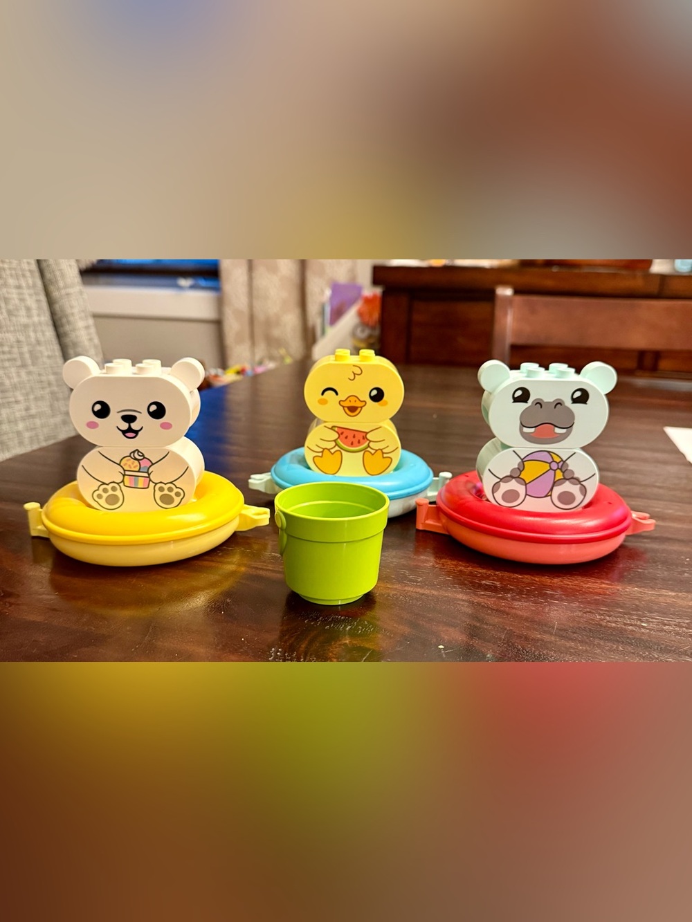 Lego duplo bathtime animal train